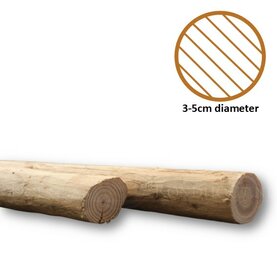 Paal diameter 3-5 cm Paal diameter 3-5 cm