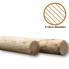 Paal diameter 9-10 cm Paal diameter 9-10 cm
