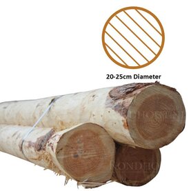 Paal diameter 20-25 cm Paal diameter 20-25 cm