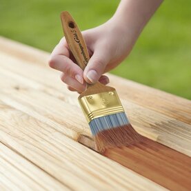 Transparante houtoliën