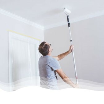 Anza Pro Verfroller MicMex 18cm Rolvoorbeeld 2