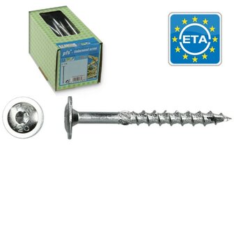 PFS flenskophoutschroef T30 &Oslash;6x40 100st