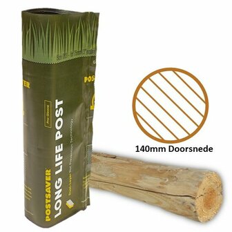 Postsaver 70cm - Ronde paal 140mm