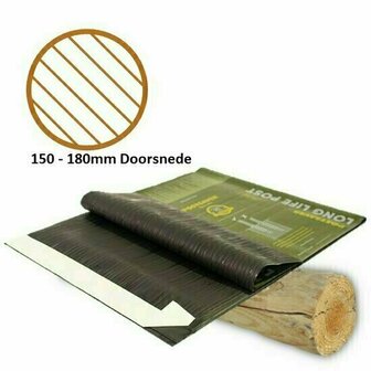 Postsaver 35cm - Ronde paal 150-180mm