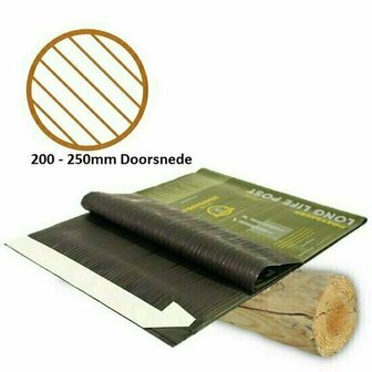 Postsaver 35cm - Ronde paal 200-250mm