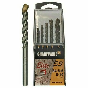 Betonboor Elite S3 3 snijvlak set 5 ST