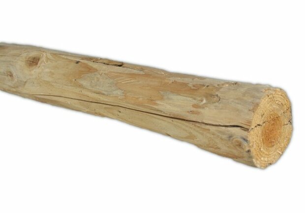 Douglas houten ronde palen geschild & ongepunt | 9-10 cm Dik, 400 cm Lang