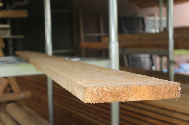 Douglas plank 30x200mm fijnbezaagd 1 meter