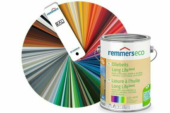 Oliebeits Long Life Eco | RAL kleur naar keuze 2,5 Liter