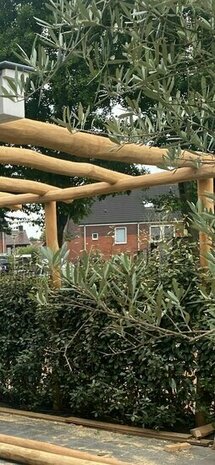 Tuinhoutolie leemgrijs behandeling