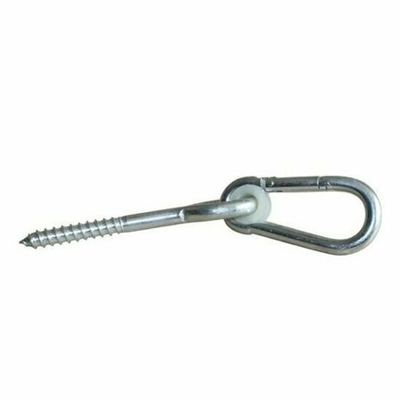 Schommelhaak gelagerd met houtdraadbout M12x220mm