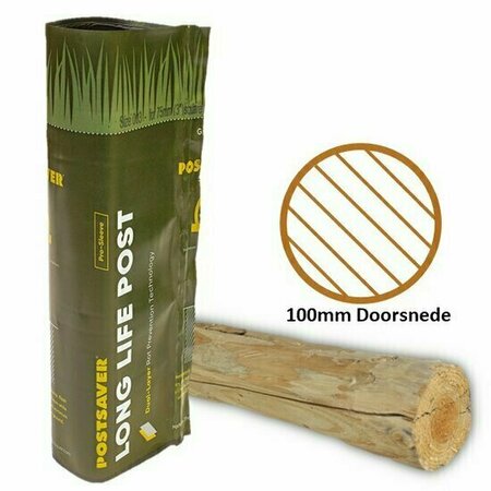 Postsaver Plus 70cm hoog - Ronde paal 100mm