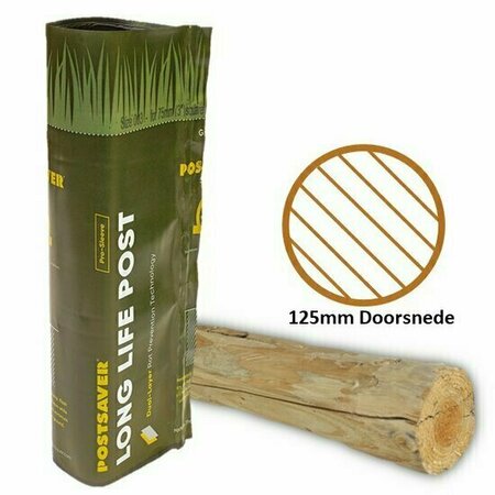 Postsaver Plus 70cm hoog - Ronde paal 125mm