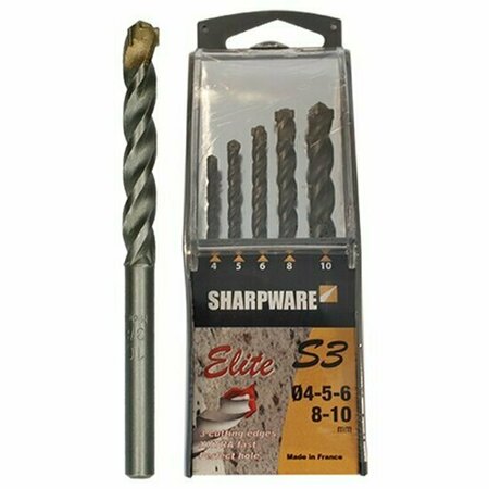 Betonboren Elite S3 snijvlak set 5 ST