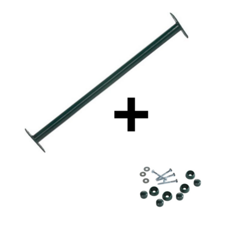 Duikelstang Groen 32mm gepoedercoat 900mm (set)