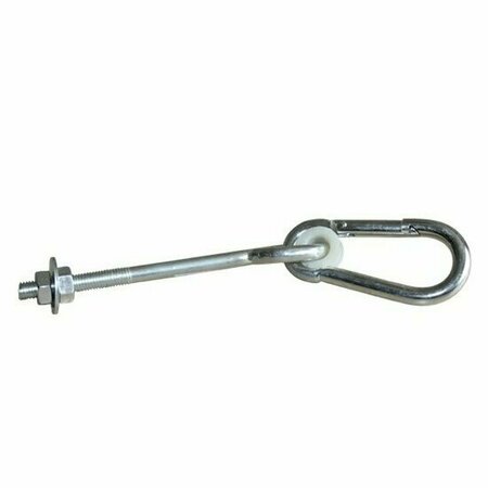 Schommelhaak gelagerd met karabijnhaak M10x240mm