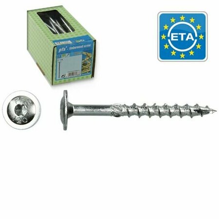 PFS flenskophoutschroef T30 Ø6x40 100st