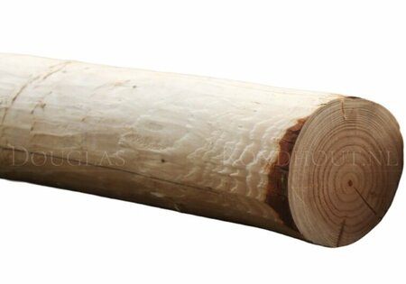 Douglas rondhout palen geschild | Diameter 11/12 cm, Lengte 700 cm.