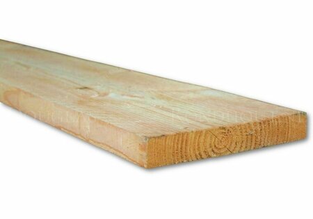 Douglas plank fijnbezaagd | Kopmaat 3x20 cm, Lengte 100 cm.