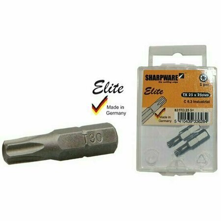 Bits 25mm Torx TX25 (2st)