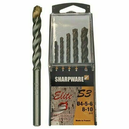 Betonboren Elite S3 snijvlak set 5 ST