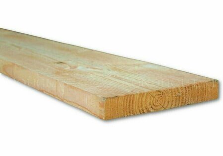 Douglas plank fijnbezaagd | Kopmaat 3x20 cm, Lengte 300 cm.