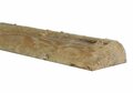 Douglas halfronde palen geschild | Doorsnede 13/14 cm, Lengte 300 cm.