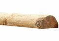 Douglas halfronde palen geschild | Doorsnede 13/14 cm, Lengte 250 cm.