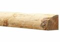 Douglas kwartronde palen geschild | Kopmaat 6/7 cm, Lengte 100 cm.