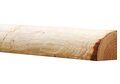 Douglas kwartronde palen geschild | Kopmaat 5/6 cm, Lengte 400 cm.